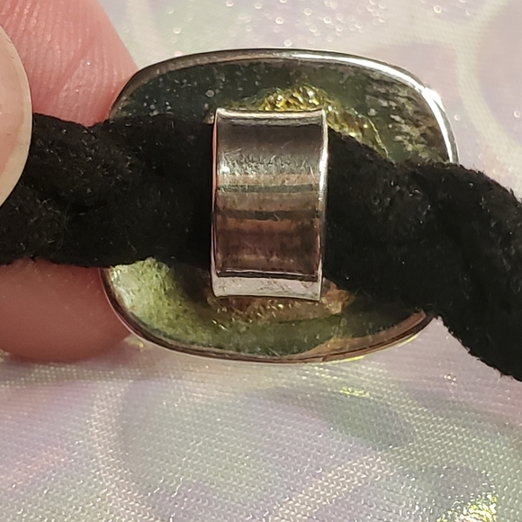 Silver Plated Monogram Initials Wrap Bracelet or Choker Necklace ELK - Picture 2 of 6